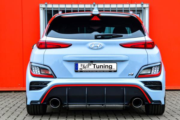 Ingo Noak Tuning Racing Heckansatz für Hyundai Kona N ab Bj. 2020 – ABS (Lackierung erforderlich), inkl. ABE