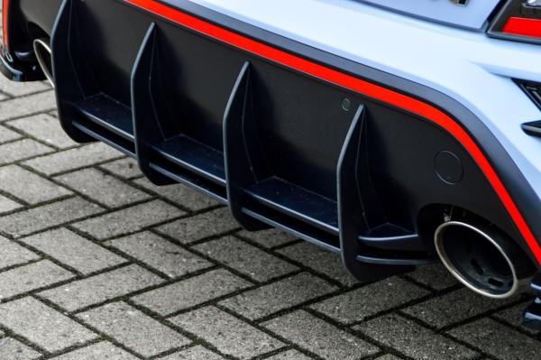 Ingo Noak Tuning Racing Heckansatz für Hyundai Kona N ab Bj. 2020 – ABS (Lackierung erforderlich), inkl. ABE