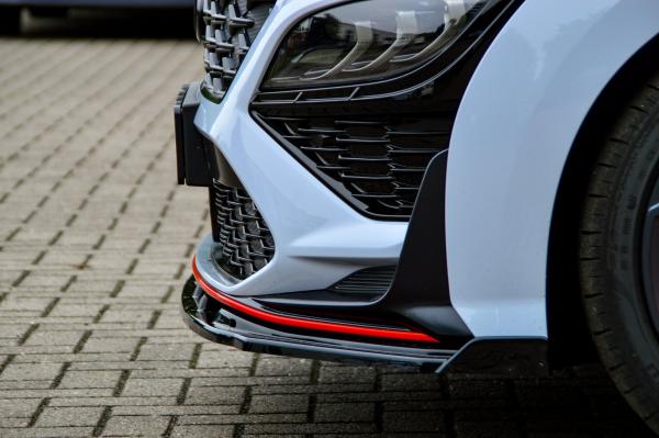 Ingo Noak Tuning CUP Frontspoilerlippe mit Wing für Hyundai Kona N + N-Line ab Bj. 2020 – ABS (Lackierung erforderlich), inkl. ABE