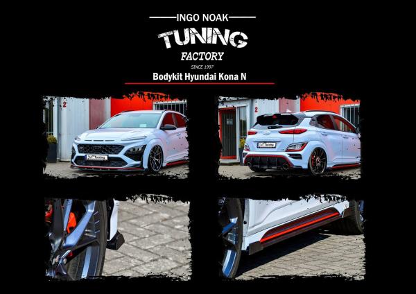 Ingo Noak Tuning Bodykit für Hyundai Kona N ab Bj. 2020 – ABS (Lackierung erforderlich), inkl. ABE