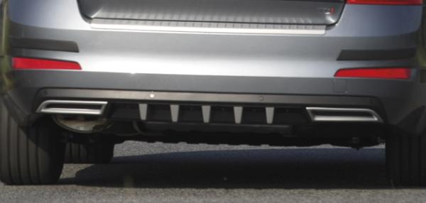 Milotec - Auspuff-Dummies Alu-Brush für Skoda Octavia 5E inkl. Facelift ohne RS