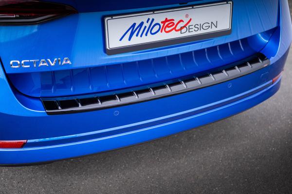 Milotec - Ladekantenschutz ABS schwarz hochglanz für Skoda Octavia PV Combi ab Facelift