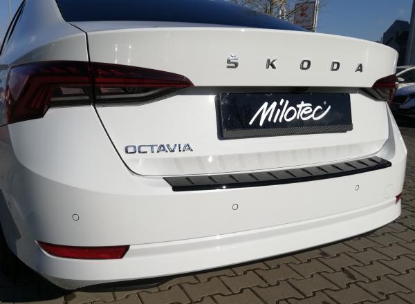 Milotec - Ladekantenschutz ABS schwarz hochglanz für Skoda Octavia PV Limousine inkl. RS