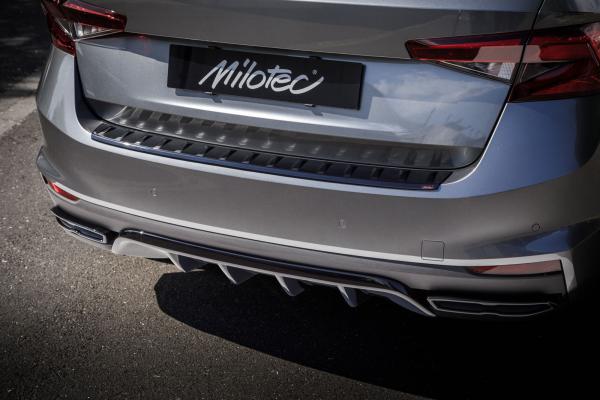 Milotec - Auspuff-Dummies schwarz für Skoda Fabia PJ ohne Monte Carlo