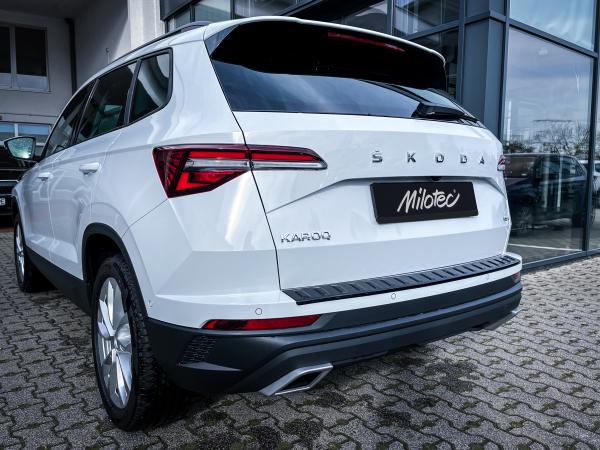 Milotec - Auspuff-Dummies Alu-Brush-Design für Skoda Karoq NU ab Facelift ohne Sportline