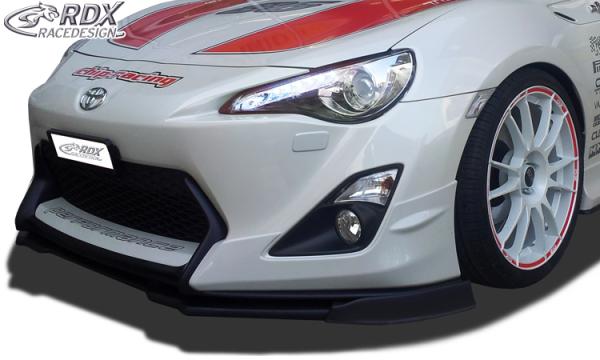 RDX Frontspoilerlippe VARIO-X für TOYOTA GT86 (Passend an Fahrzeuge mit Aero-Paket) Frontlippe Front Ansatz Vorne Spoilerlippe