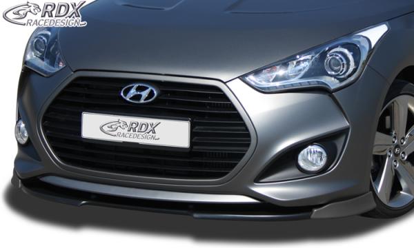 RDX Frontspoilerlippe VARIO-X für HYUNDAI Veloster Turbo Frontlippe Front Ansatz Vorne Spoilerlippe