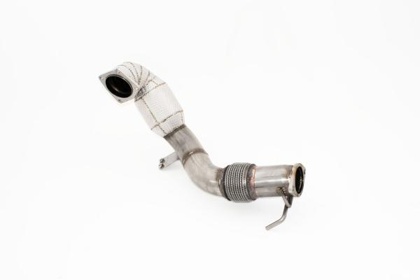 Friedrich Motorsport Downpipe 90 mm mit 200 Zellen Sport-Katalysator – Edelstahl, für Hyundai i30 PDE (5-Türer & Fastback) und Hyundai Kona N – ersetzt Hauptkat, Euro 6 tauglich, mit ECE-Zulassung