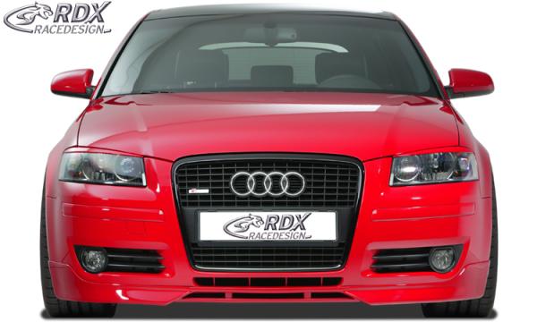 RDX Frontspoiler für AUDI A3 8P (2006 bis 2008) & A3 8P Sportback (-2008) Frontlippe Front Ansatz Spoilerlippe