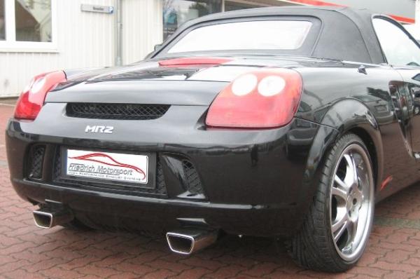 Friedrich Motorsport Duplex-Anlage für Toyota MR2 W3 2000- – Edelstahl, mit EG-Betriebserlaubnis