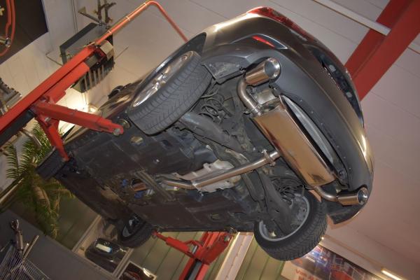 Friedrich Motorsport Gruppe A Duplexanlage für Mazda 3 BM/BN Schrägheck (Bj. 09/2013–02/2019) – Edelstahl, EG-Betriebserlaubnis