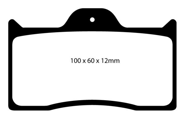 EBC Yellowstuff Bremsbeläge – Vorne für Wilwood Bremssättel Dynalite – DP4038R