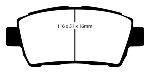 EBC Bluestuff NDX Bremsbeläge – Vorne für Toyota Corolla 8 E12, Toyota Corolla 8 ZZE12_, NDE12_, ZDE12_, Toyota Corolla Verso 1 E12, Toyota MR 2 W3 – DP51295NDX