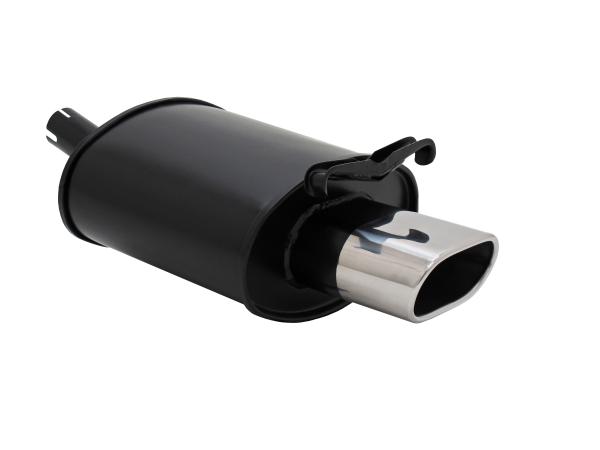 Novus Sportendschalldämpfer Gruppe N für Mercedes Benz SLK R170 (1996–2004) – 135x75 mm Edelstahl-Endrohr, EG-Betriebserlaubnis