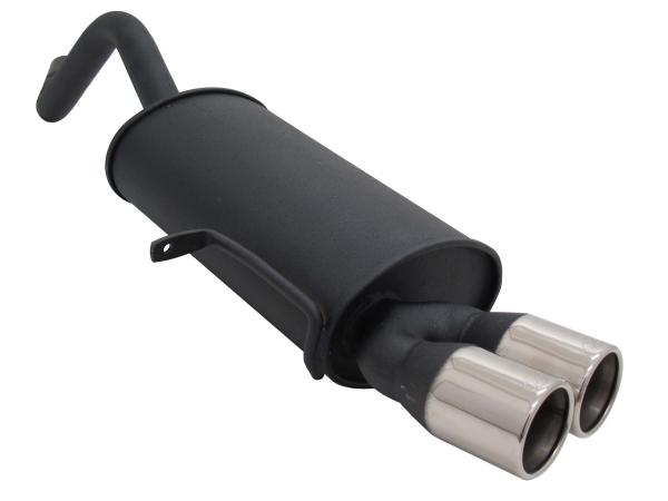 Novus Sportendschalldämpfer Gruppe N für Renault Modus (F/JP0) ab 12/2004 – 2x76 mm Edelstahl-Endrohr, EG-Betriebserlaubnis