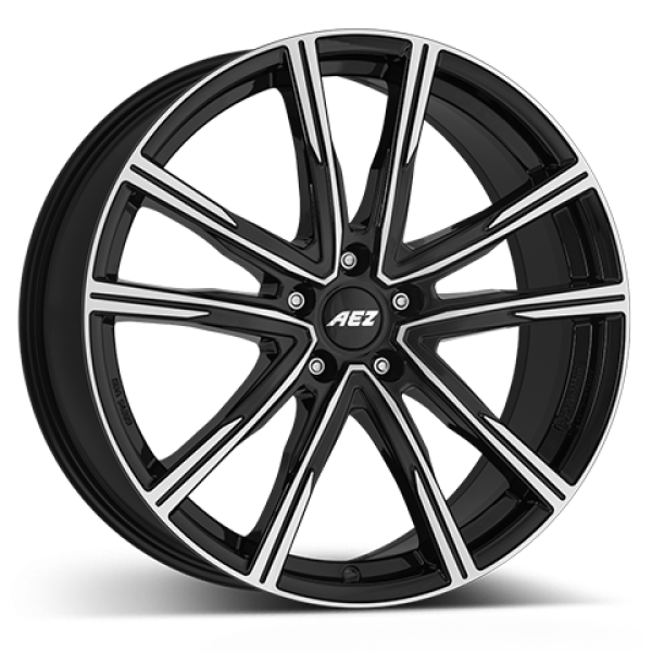 AEZ Alufelge Montreal dark black/polished 8.5x20 ET40 5x112 Nabe 70.1mm KBA 54329