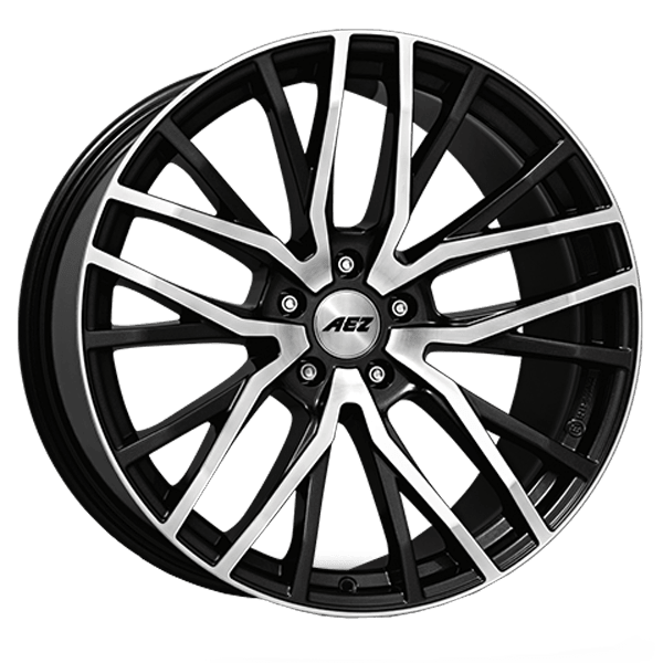 AEZ Alufelge Panama dark gunmetal/polished 9.5x20 ET45 5x114.3 Nabe 64.1mm KBA 52109