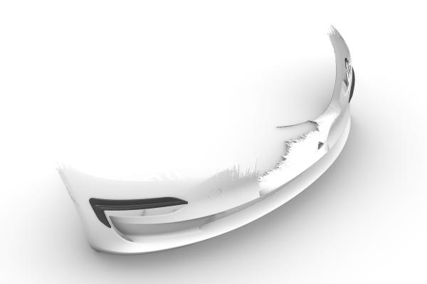 CSR Air Intake Blenden | Airintakes mit ABE für Tesla Model 3 AI031-L Lackierung erforderlich (schwarz matt)