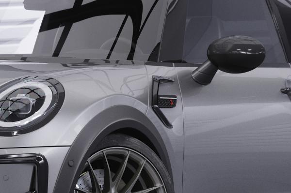 CSR Air Intake Blenden | Airintakes mit ABE für Mini F55, F56, F27 AI032-L schwarz matt (Lackierung erforderlich)