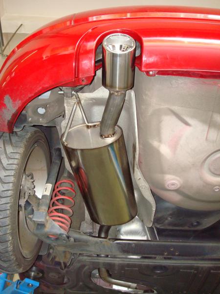 Fox passend für Audi TT 8N - Frontantrieb Endschalldämpfer - 1x100 Typ 17 AU090021-153