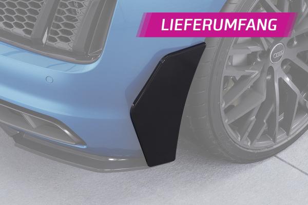 CSR Side Blades / Side Spats mit ABE für Audi R8 (Typ 4S) BL001-L schwarz matt (Lackierung erforderlich)