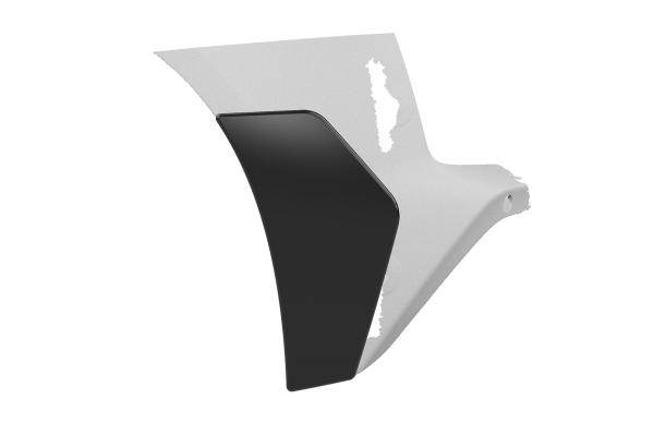 CSR Side Blades / Side Spats mit ABE für Audi R8 (Typ 4S) BL001-L schwarz matt (Lackierung erforderlich)