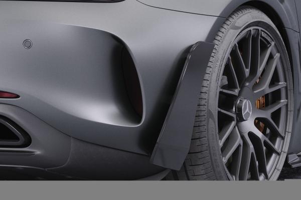 CSR Side Blades / Side Spats mit ABE für Mercedes-Benz AMG GT (190) GT C / GT R BL003-L Lackierung erforderlich (schwarz matt)