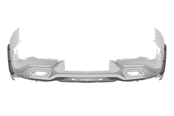 CSR Side Blades / Side Spats mit ABE für Mercedes-Benz AMG GT (190) GT C / GT R BL003-L Lackierung erforderlich (schwarz matt)