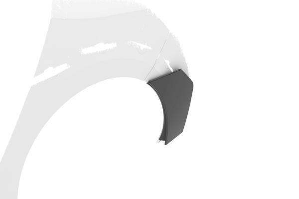 CSR Side Blades / Side Spats mit ABE für Opel Asta L BL005-K Kupfer matt (keine Lackierung erforderlich)