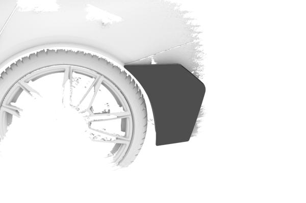 CSR Side Blades / Side Spats mit ABE für BMW M3 G81 BL008-L schwarz matt (Lackierung erforderlich)