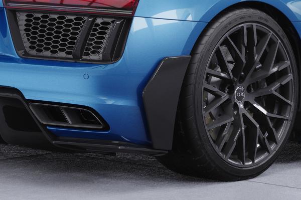 CSR Side Blades / Side Spats mit ABE für Audi R8 (Typ 4S) BL012-C Carbon Look Hochglanz (keine Lackierung erforderlich)