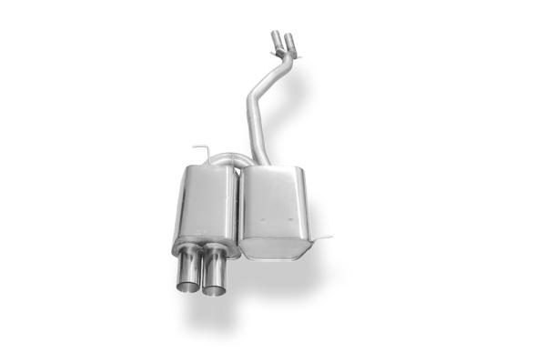 Fox passend für BMW Z4 E85 Endschalldämpfer inkl. Y-Verbindungsrohr 2x50mm - 2x80 Typ 10 BM080002-008