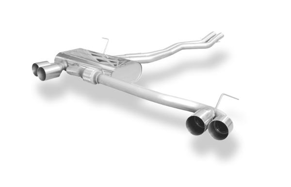 Fox passend für BMW Z4 E85 Endschalldämpfer Ausgang rechts/links - 2x80 Typ 10 rechts/links BM080024-010