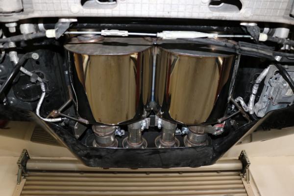 Fox Endschalldämpfer mittig 4x100 Typ 25 für Corvette C7 / Z06 – Edelstahl, Rohr 70 mm, EG-Gutachten