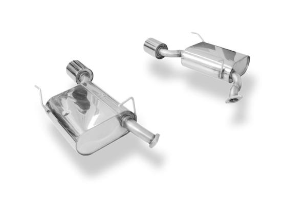 Fox Endschalldämpfer 1x100 Typ 13 rechts/links für Chevrolet Captiva KLAC – Edelstahl, Rohr 45 mm, EG-Gutachten