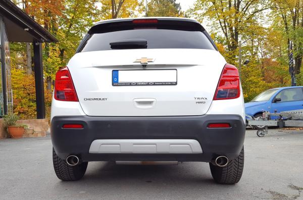 Fox Endschalldämpfer 115x85 Typ 38 rechts/links für Chevrolet Trax 4x4 – Edelstahl, Rohr 55 mm, EG-Gutachten