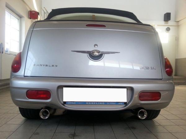 Fox Endschalldämpfer für Chrysler PT Cruiser Limousine & Cabrio – Ausgang rechts/links – 1x90 mm (Typ 13)