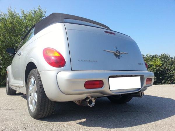 Fox Endschalldämpfer für Chrysler PT Cruiser Limousine & Cabrio – Ausgang rechts/links – 1x90 mm (Typ 13)