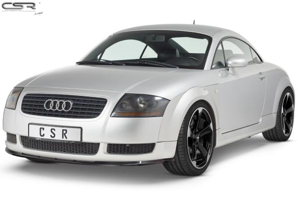 CSR Frontspoiler | Cup-Spoilerlippe mit ABE für Audi TT 8N CSL011-M Carbon Look matt strukturiert (keine Lackierung erforderlich)