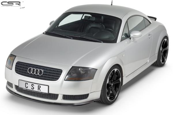 CSR Frontspoiler | Cup-Spoilerlippe mit ABE für Audi TT 8N CSL011-M Carbon Look matt strukturiert (keine Lackierung erforderlich)