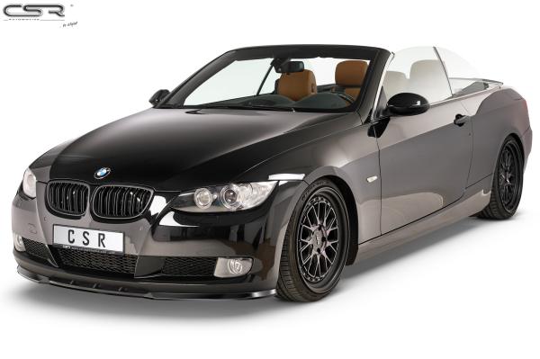 CSR Frontspoiler | Cup-Spoilerlippe mit ABE für BMW 3er E92 / E93 CSL013-M Carbon Look matt strukturiert (keine Lackierung erforderlich)