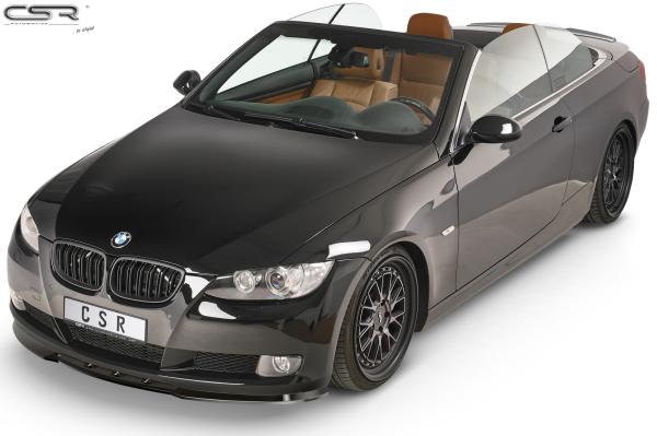 CSR Frontspoiler | Cup-Spoilerlippe mit ABE für BMW 3er E92 / E93 CSL013-M Carbon Look matt strukturiert (keine Lackierung erforderlich)