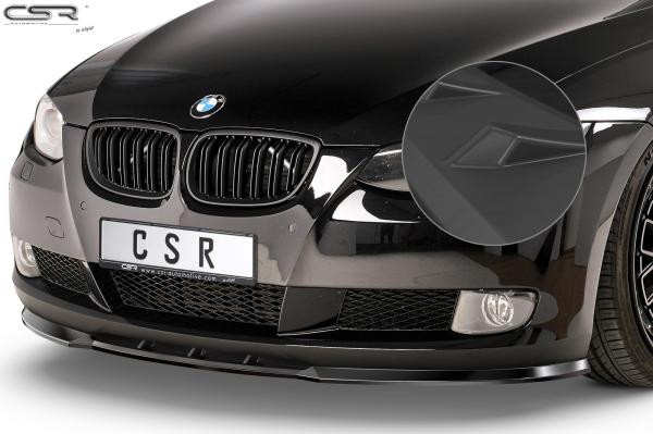CSR Frontspoiler | Cup-Spoilerlippe mit ABE für BMW 3er E92 / E93 CSL013-L Lackierung erforderlich (schwarz matt)