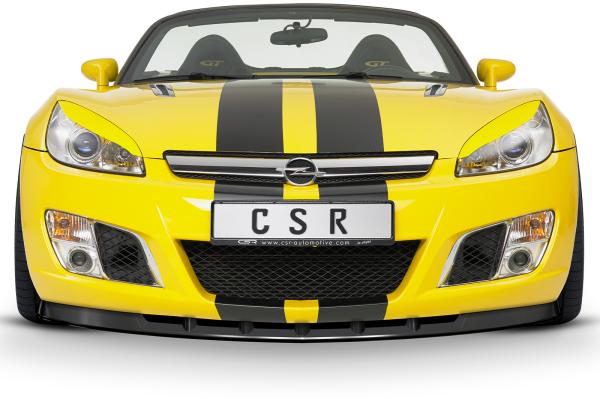 CSR Frontspoiler | Cup-Spoilerlippe mit ABE für Opel GT Roadster CSL022-C Carbon Look Hochglanz (keine Lackierung erforderlich)