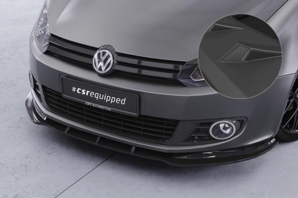 CSR Frontspoiler | Cup-Spoilerlippe mit ABE für VW Golf 6 CSL035-L schwarz matt (Lackierung erforderlich)