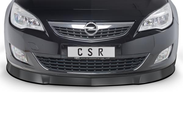 CSR Frontspoiler | Cup-Spoilerlippe mit ABE für Opel Astra J CSL064-L schwarz matt (Lackierung erforderlich)