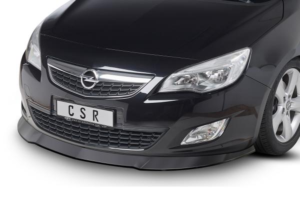 CSR Frontspoiler | Cup-Spoilerlippe mit ABE für Opel Astra J CSL064-L schwarz matt (Lackierung erforderlich)