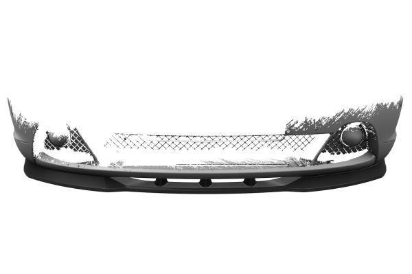 CSR Frontspoiler | Cup-Spoilerlippe mit ABE für BMW 3er E46 Coupe / Cabrio CSL073-M Carbon Look matt strukturiert (keine Lackierung erforderlich)