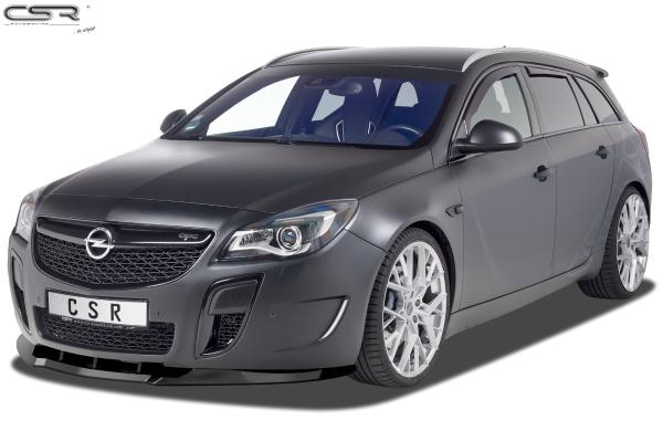 CSR Frontspoiler | Cup-Spoilerlippe mit ABE für Opel Insignia A OPC Facelift CSL109-L schwarz matt (Lackierung erforderlich)