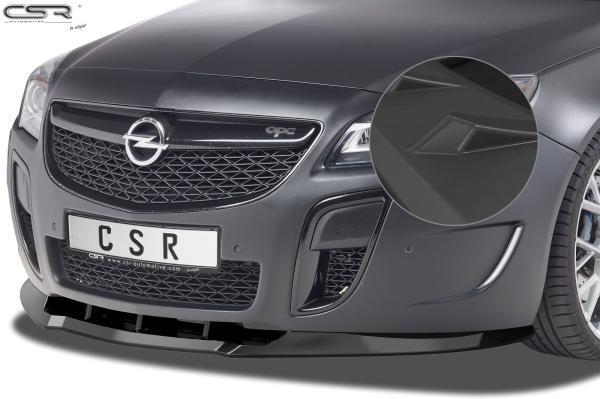 CSR Frontspoiler | Cup-Spoilerlippe mit ABE für Opel Insignia A OPC Facelift CSL109-L schwarz matt (Lackierung erforderlich)
